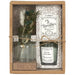 1 piece - SCENTED CANDLE AND DRIED FLOWERS - for color option contact us on 03 46 45 47