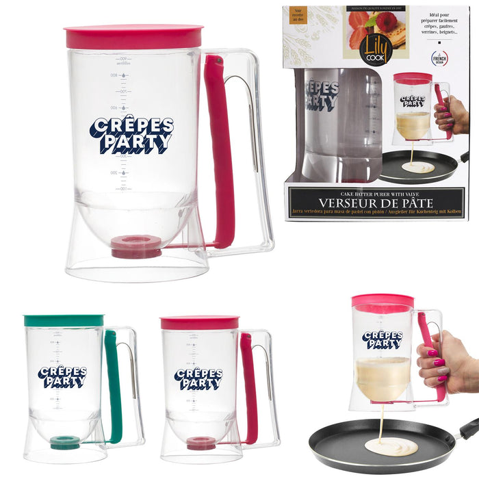 1 piece - CHANDELEUR DOUGH POURER 90CL - for color option contact us on 03 46 45 47