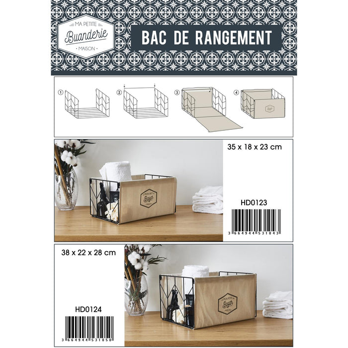 FOLDING STORAGE BOX SIZE S M12