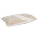 BEIGE AND WHITE BOUCLETTE CUSHION 30X50CM