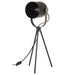 LAMP INDUS METAL BLACK