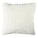SHERPA CUSHION WHITE BRAID PATTERN 40X40CM