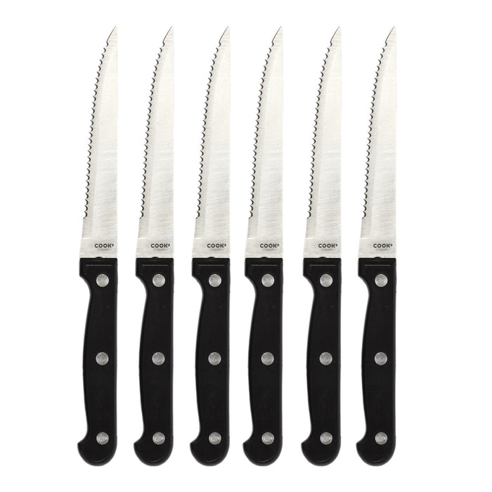 BLOCK OF 11 KNIVES AND A PAIR OF SCISSORS M6