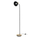 LAMP METAL BLACK WOOD M2