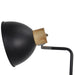 LAMP METAL BLACK WOOD M2