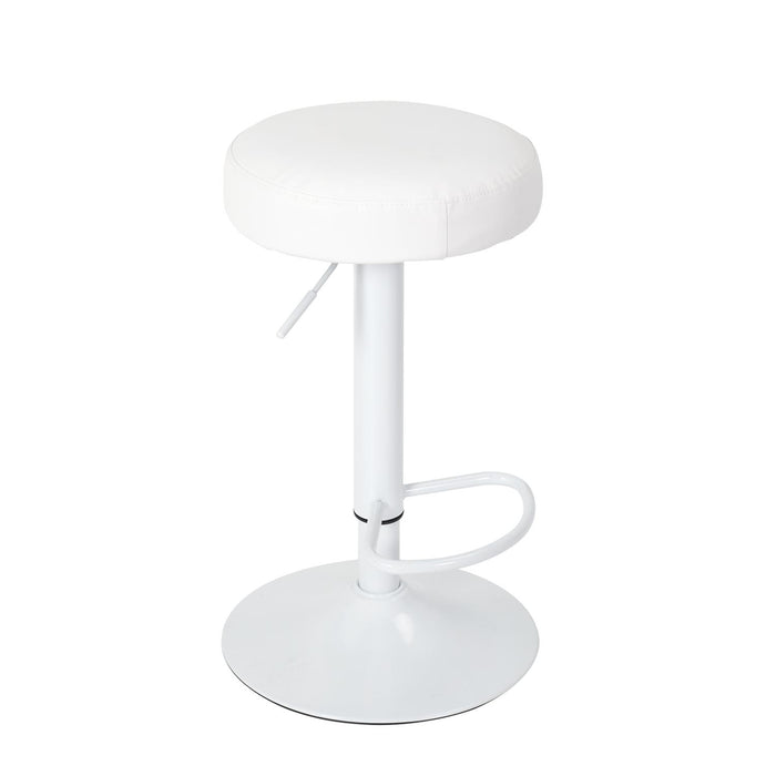 ADJUSTABLE BAR STOOL MUMFORD WHITE