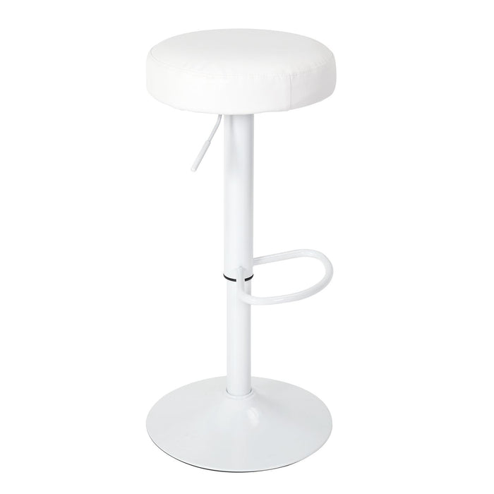 ADJUSTABLE BAR STOOL MUMFORD WHITE
