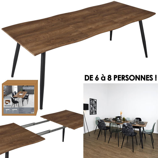 EXTENSIBLE TABLE 6 TO 8 PEOPLE FOREST FIRST