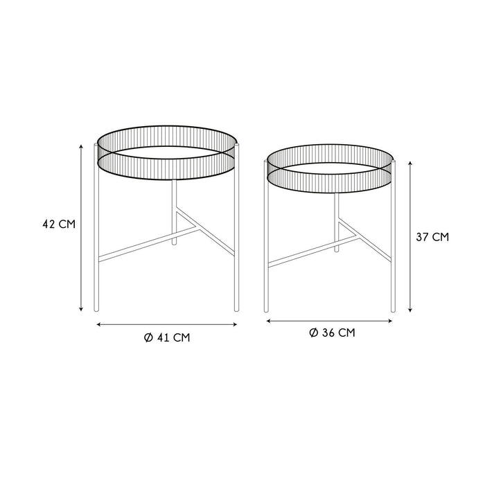 PAMPA NESTING TABLE X2