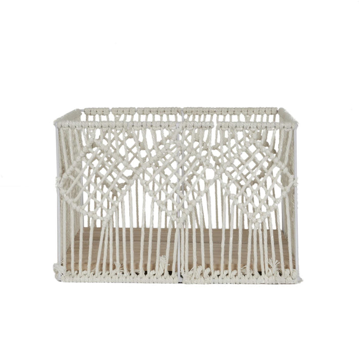 RECTANGULAR NESTING BASKET X3 BOHO