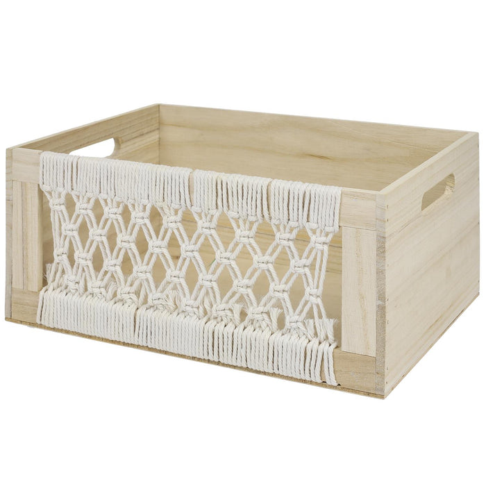 GIGOGNE BOHO WOODEN CRATE X3