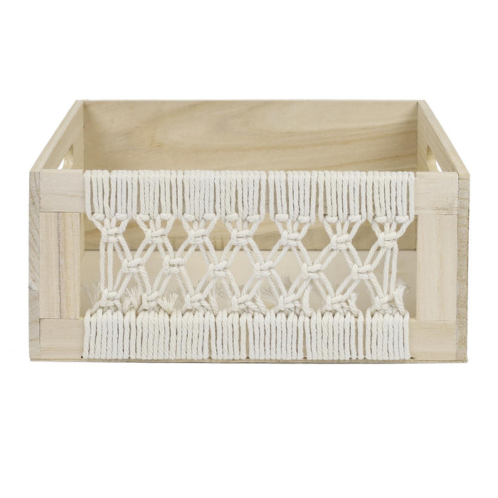 GIGOGNE BOHO WOODEN CRATE X3