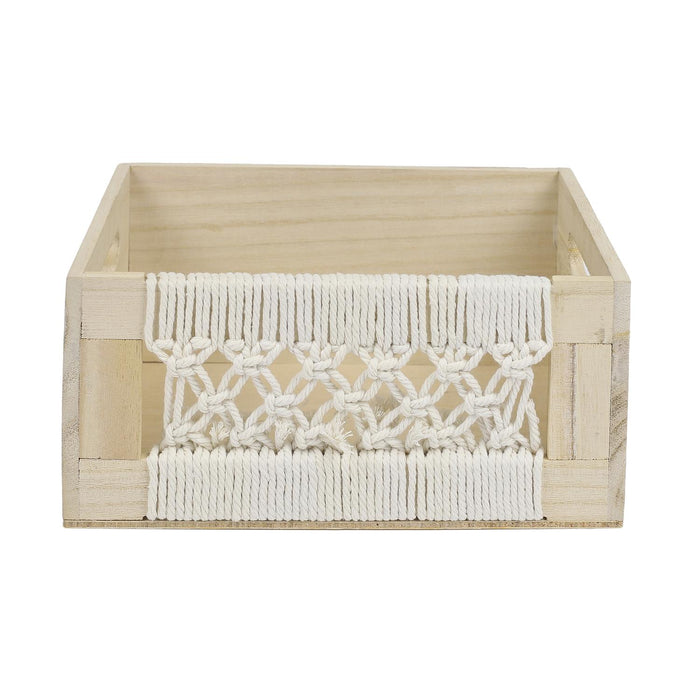 GIGOGNE BOHO WOODEN CRATE X3