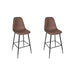 AMBER BROWN BAR CHAIR