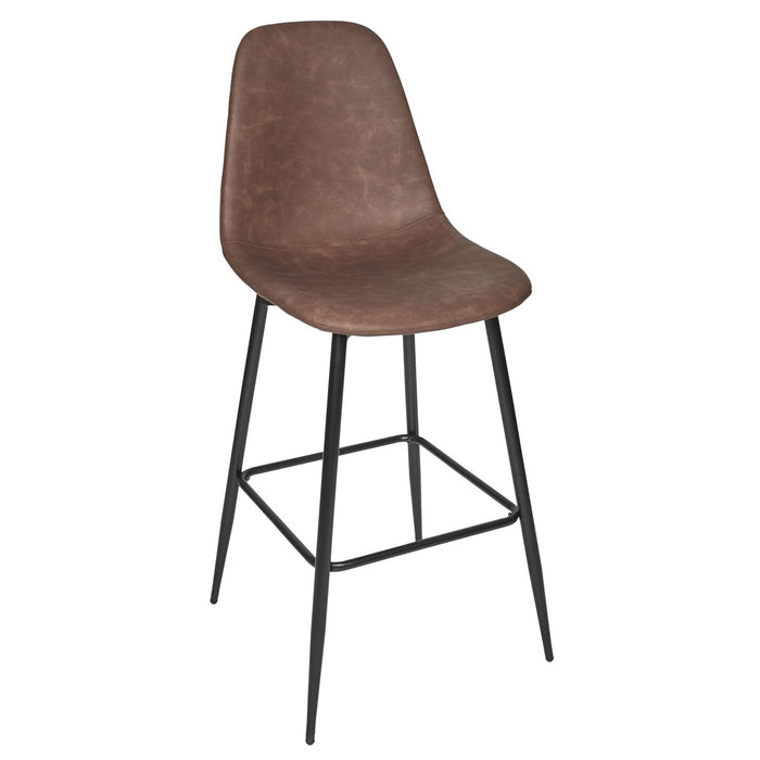 AMBER BROWN BAR CHAIR