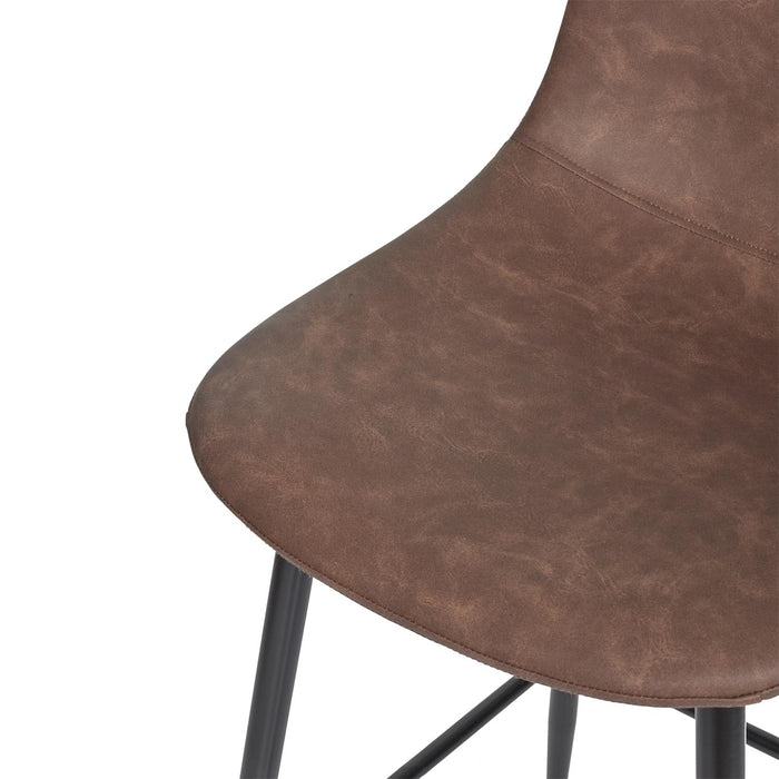 AMBER BROWN BAR CHAIR