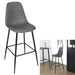 AMBER GREY BAR CHAIR