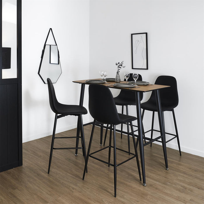 AMBER BLACK BAR CHAIR