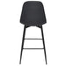 AMBER BLACK BAR CHAIR