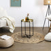 ALIA MARTELE METAL SIDE TABLE D35CM