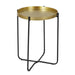 ALIA MARTELE METAL SIDE TABLE D35CM