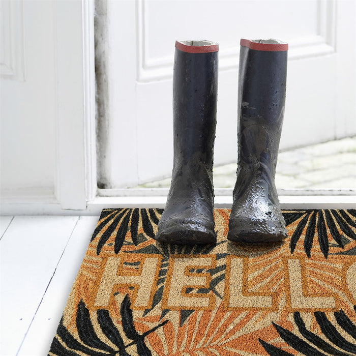 1 piece - COCO BRUSH CARPET WITH MESSAGE 40X60CM - for color option contact us on 03 46 45 47