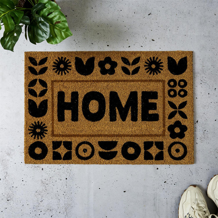 1 piece - COCO BRUSH CARPET WITH MESSAGE 40X60CM - for color option contact us on 03 46 45 47