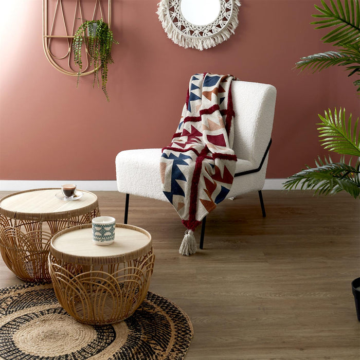 PATTERNED TUFTED PLAID 150X200CM