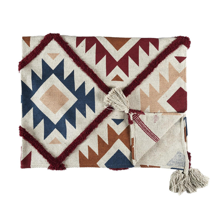 PATTERNED TUFTED PLAID 150X200CM