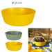 1 piece - PLASTIC SALAD BOWL D25CM - for color option contact us on 03 46 45 47