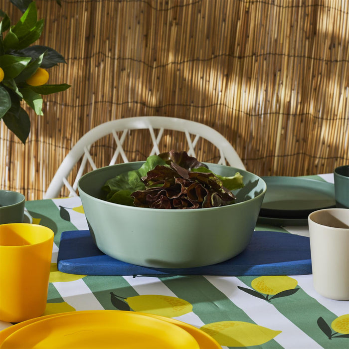 1 piece - PLASTIC SALAD BOWL D25CM - for color option contact us on 03 46 45 47