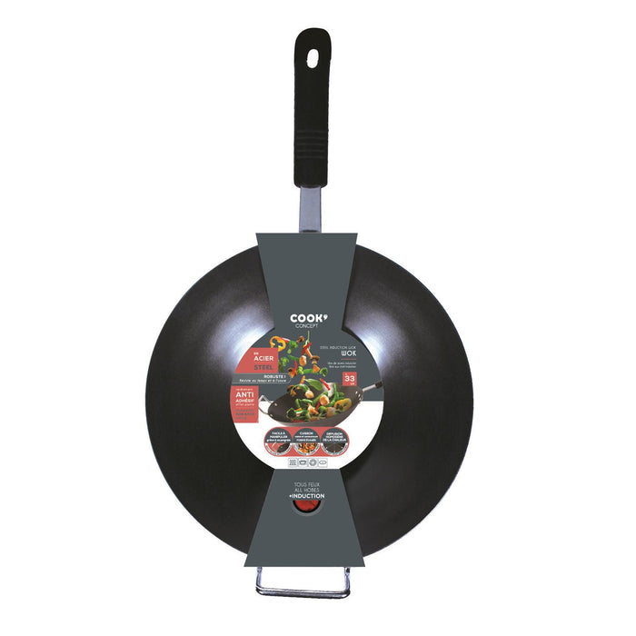 ALLRING STEEL WOK 33CM