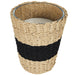 SCENTED CANDLE BASKET BRAID H23CM