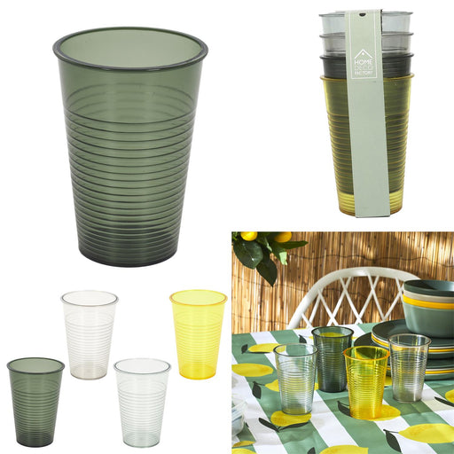 PLASTIC CUPS X4