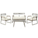 GARDEN FURNITURE PALMA BEIGE 4 PCS