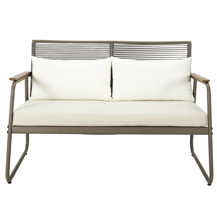 GARDEN FURNITURE PALMA BEIGE 4 PCS