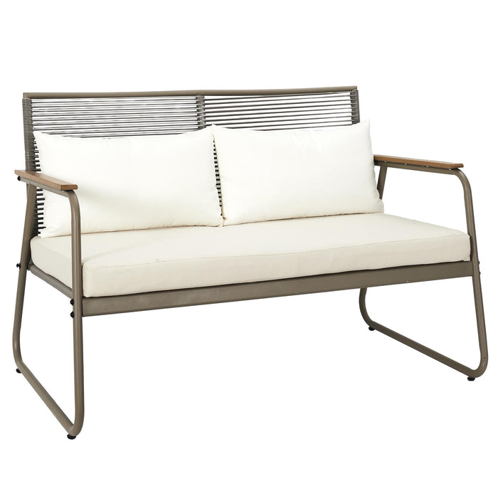 GARDEN FURNITURE PALMA BEIGE 4 PCS