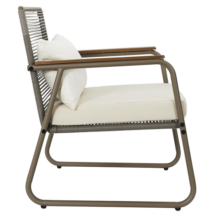 GARDEN FURNITURE PALMA BEIGE 4 PCS