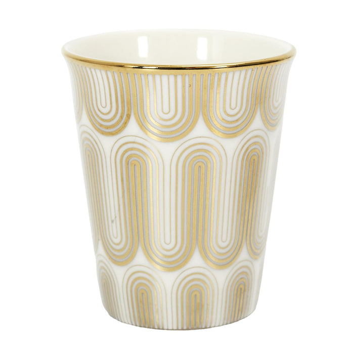 1 piece - DESIGN GOLD ESPRESSO CUP 15CL - for color option contact us on 03 46 45 47