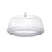 TRANSPARENT PS CLOCHE CAKE TRAY H35 CM