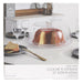 TRANSPARENT PS CLOCHE CAKE TRAY H35 CM