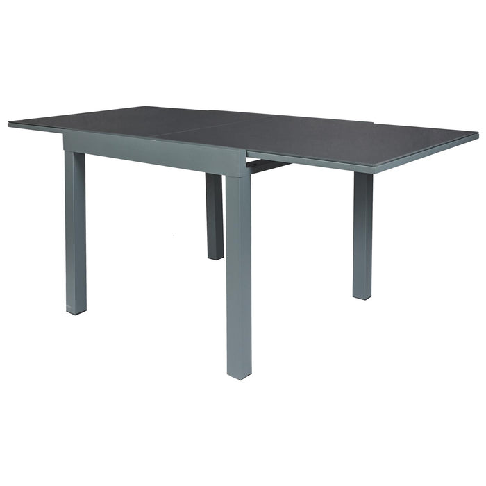 HARIA EXTENDABLE GARDEN TABLE 80X80X160CM