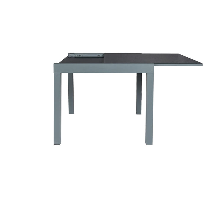 HARIA EXTENDABLE GARDEN TABLE 80X80X160CM