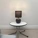 CERAMIC TABLE LAMP H25CM BLACK