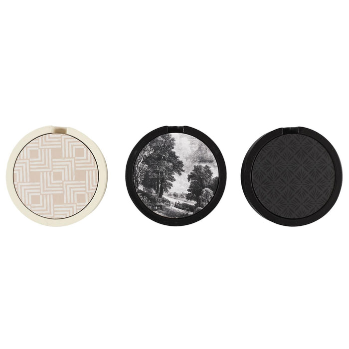 WOODEN COASTERS X4 WITH HOLDER