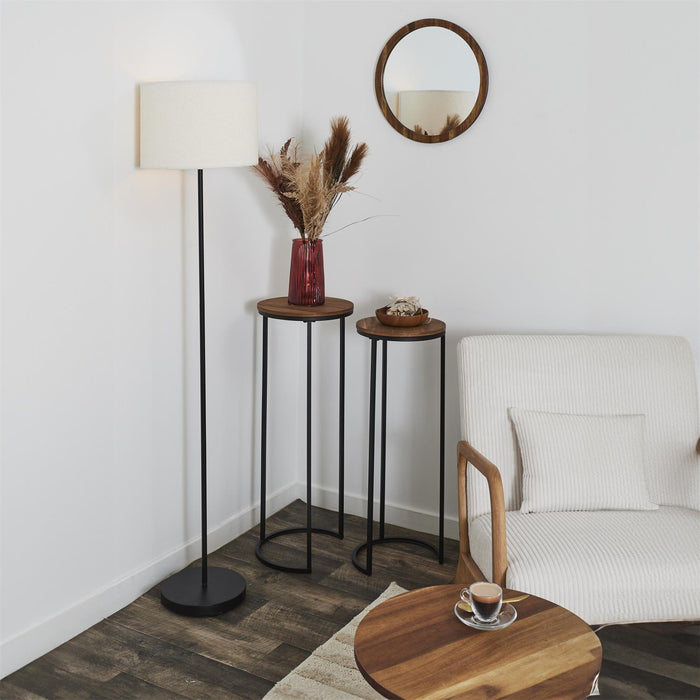 ROUND NESTING TABLE X2