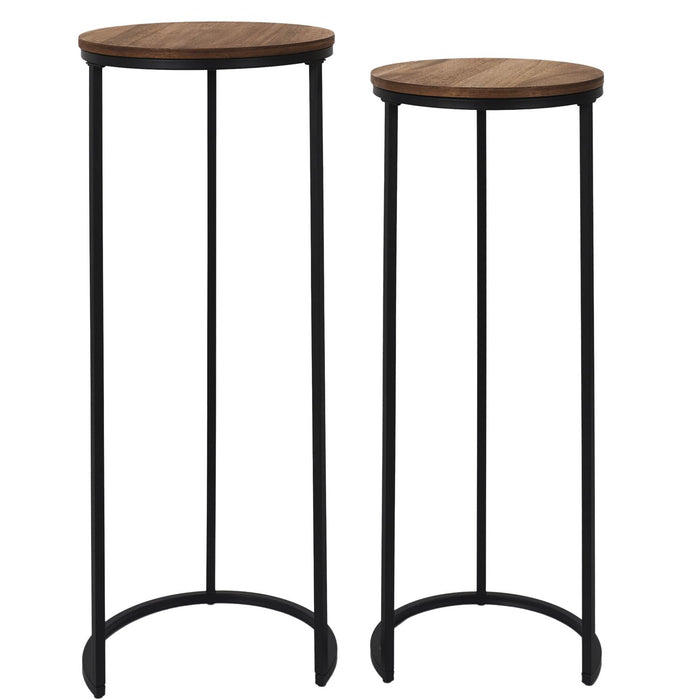 ROUND NESTING TABLE X2