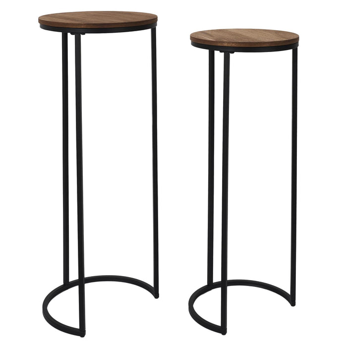 ROUND NESTING TABLE X2