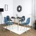 CHAISE PP PHENIX BLEU CANARD HOME DECO FACTORY