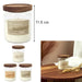 1 piece - SCENTED CANDLE POT TOP ACACIA SOFTNESS H11.5CM - for color option contact us on 03 46 45 47